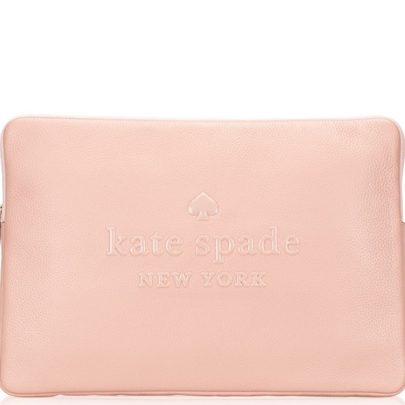KATE SPADE Sienna Logo Laptop Sleeve Rosy cheeks - Picture 3 of 6